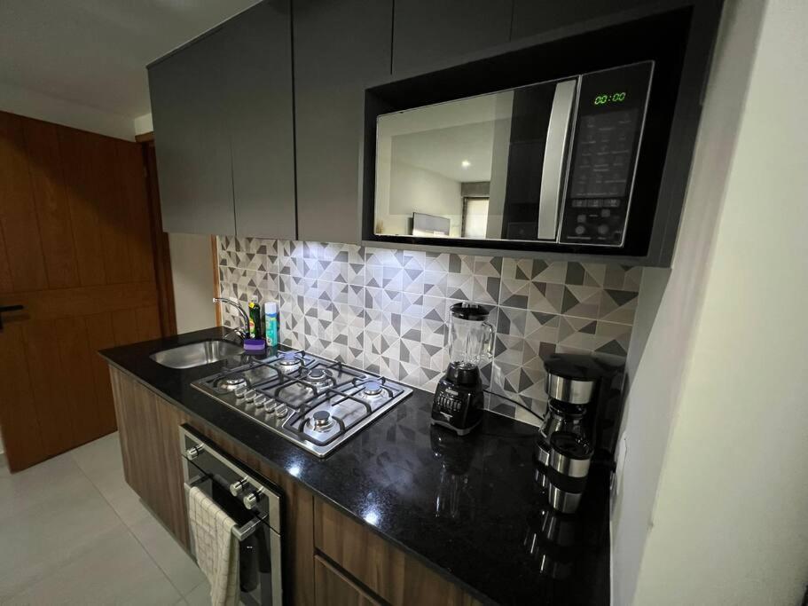 Appartement Depa Boho Al Sur Pet Friendly Piscina Gym Sala De Cine à Guadalajara Extérieur photo